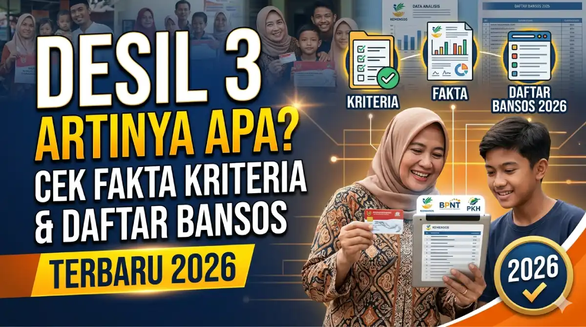 Desil 3 Artinya Apa dalam Sistem DTKS Kemensos 2026?