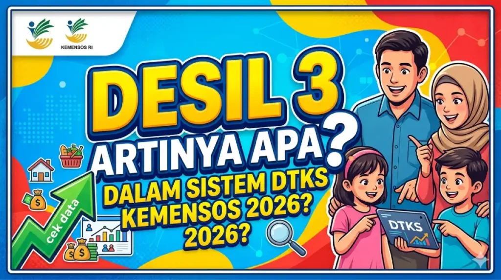 Desil 3 Artinya Apa dalam Sistem DTKS Kemensos 2026?