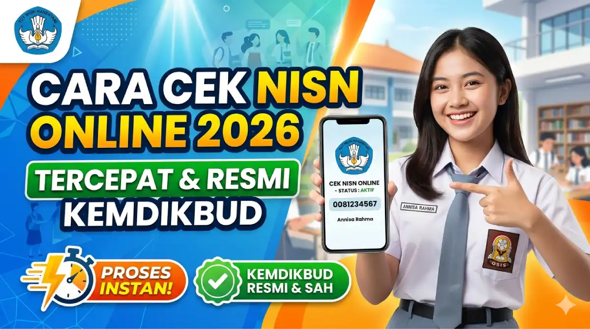 Cara Cek NISN Online 2026 Tercepat dan Resmi Kemdikbud