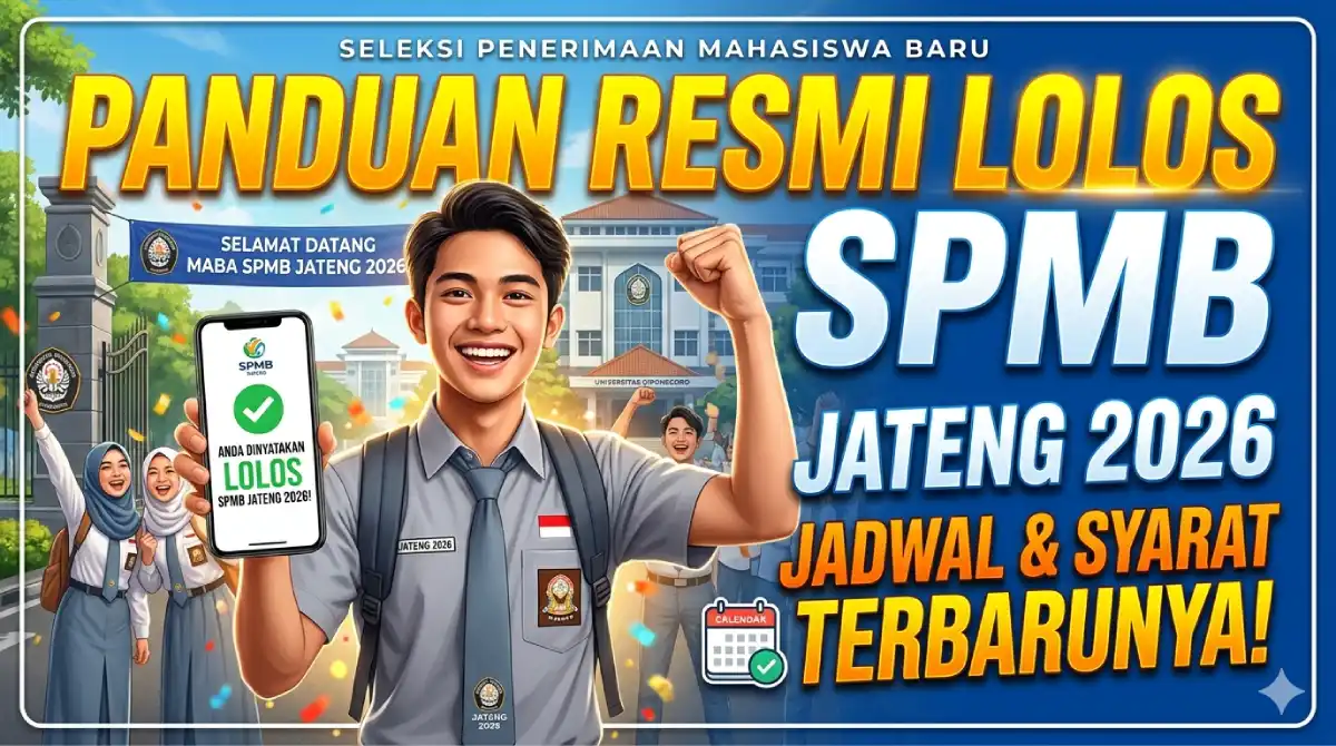Panduan Resmi Lolos SPMB Jateng 2026: Jadwal dan Syarat Terbarunya
