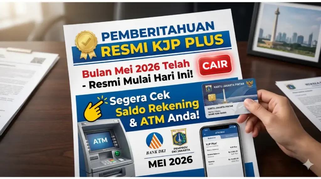 KJP Bulan Mei 2026 Resmi Cair Hari Ini, Segera Cek Saldo Rekening